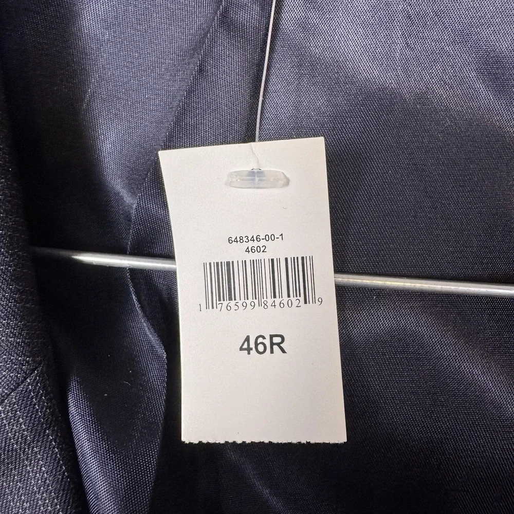 Banana Republic Blazer Mens 46R Suit Jacket Sport Coat Pinstripe Navy New w/ Tag